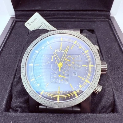 Nixon Magnacon SS 48mm 2 Minutos To Midnight Negro/Dorado Modelo Limitado Express Foto 1 de 4