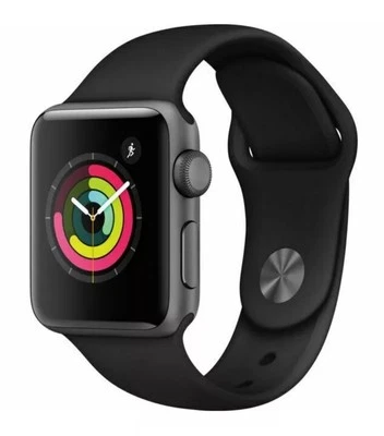 Apple Watch Series 9 42mm GPS + WiFi + Cellular Black Navy Blue - Image 1 of 2