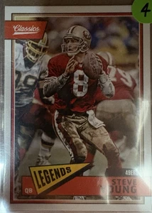 2018 Panini Classics #182 Steve Young San Francisco 49ers Football Card - Bild 1 von 2