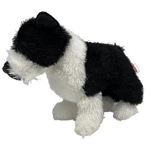 Ganz Webkinz Plush Boston Terrier dog HM173 No Code Black White 8 inches - Picture 1 of 6