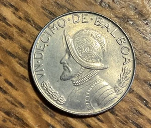 1966 Panama 1/10 Balboa, UNC/BU - Picture 1 of 2