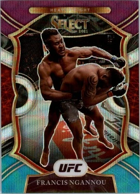 2021 Select UFC Prizms Tri-Color #92 Francis Ngannou - UFC - Image 1 of 2