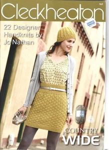 Cleckheaton Pattern Book #969 Country Wide 22 Designer Handknits by Jo Nathan VG - Picture 1 of 4