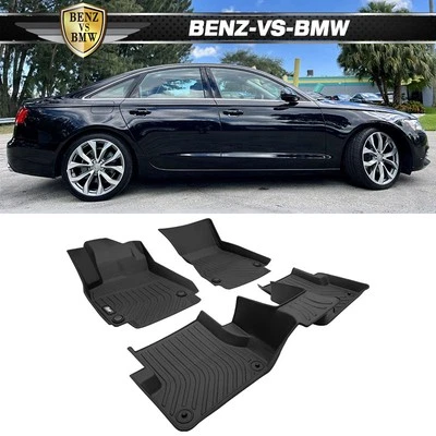 Alfombrillas 3D TPE para todo tipo de clima para Audi A6 A7 Quattro RS7 S6 S7 12-18 Foto 1 de 4