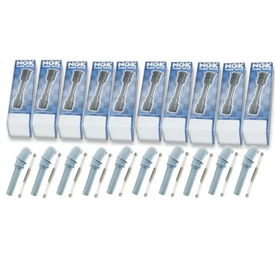 Bota de bobina de encendido NGK de 10 piezas para Ford F-250 Super Duty 1999-2004 6,8 L V10 - un Foto 1 de 4