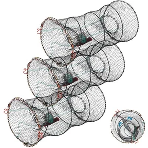 Fishing Casting Nets Crab Trap Crawfish Crayfish Shrimp Collapsible Cast Net ... - Picture 1 of 5