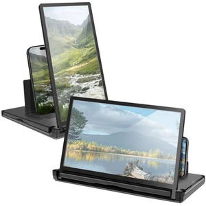 Avizar Amplificateur Écran HD 12'' pour Téléphone Mode Vertical Horizontal Noir - Zdjęcie 1 z 5