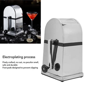 Manual Ice Crusher Labor Saving Hand Crank Shaved Ice Machine - Picture 1 of 12