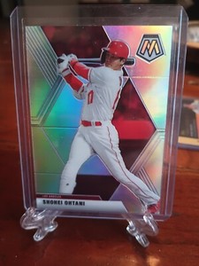 Shohei Ohtani 2020 Chronicles Mosaic Silver Prizm Parallel #83 LA Angels