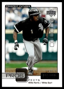 2005 Upper Deck Pros & Prospects #139 Willie Harris Rookie/999 weiße Sox - Bild 1 von 2