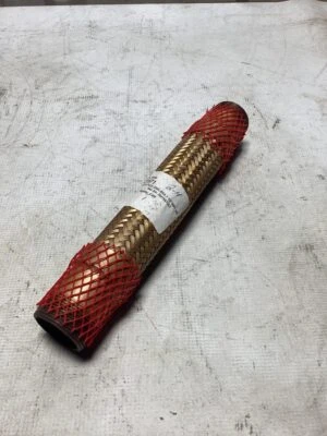 Corrugated Bronze Flex Hose Assembly 12" X 1 1/2" - Image 1 of 4