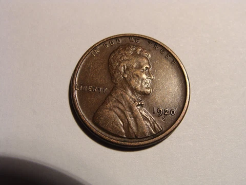 1920-S Lincoln Cent - Choice XF! Cover
