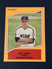 1990 ProCards A & AA Minor League Stars Rudy Seanez #10 Canton-Akron