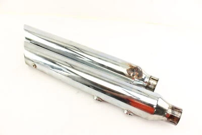 HARLEY-DAVIDSON SOFTAIL 08-11 OEM SILENCIADOR ESCAPE TUBO SILENCIADOR PAR Foto 1 de 4