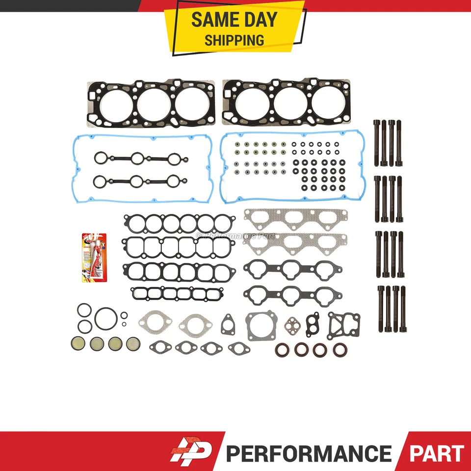 Комплект болтов с прокладкой головки для 02–06 Kia Sedona Sorento 3,5 л DOHC G6CU - Изображение 1 из 4
