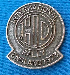 UNITED KINGDOM, INTERNATIONAL RALLY ENGLAND 1973. VINTAGE PIN, BADGE, VERY RARRE - Picture 1 of 1