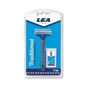 LEA Traditional Double Edge0Safety Razor with 10 blades - Picture 1 of 2