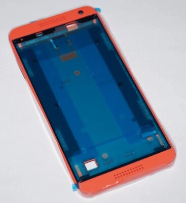 Original HTC Desire 610 D610n LCD Gehäuse Display Rahmen Orange - Bild 1 von 2