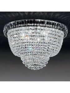 PLAFONIERA DA SOFFITTO MODERNA CESTA IN CRISTALLO LEO-BORBONE-PL50 - Bild 1 von 1