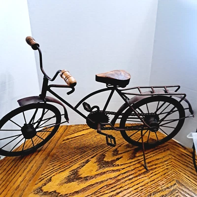 Decoración de bicicleta de metal de 19"" de largo aspecto vintage Foto 1 de 4