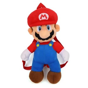 Super Mario Bros Brothers Plush Backpack Stuffed Figure Toy Kids Boys Girls Gift - Picture 1 of 3