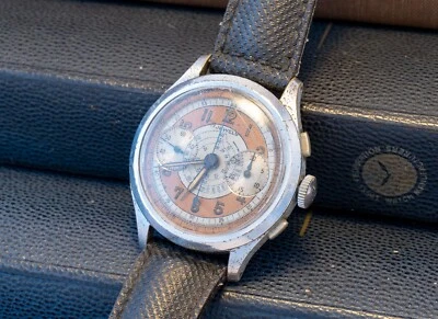 De colección GRAN Cronógrafo Militar Esfera Caracol Sin Marca REVISADO CON GARANTÍA Foto 1 de 4