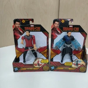 2-PACK Shang-Chi Legend Ten Rings Swing Motion Action Figure Marvel Wenwu NEW - Picture 1 of 6