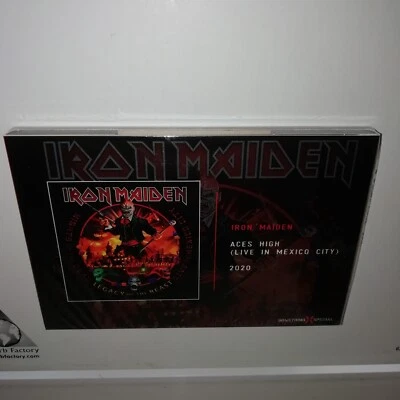 Iron Maiden - Aces High (Single) (wood box, Shape CD) woot - Image 1 of 3