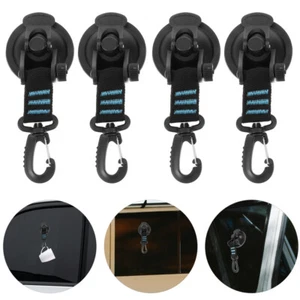 4 Pcs Suction Cup Hook Outdoor Sucker Hooks Awning Anchor Securing - Picture 1 of 12