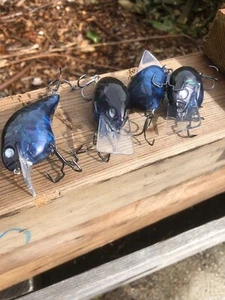 Custom Painted Squarebill S-Crankbait Style Colorshift NIGHT CAMO SILENT - Picture 1 of 6