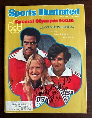 Firmado Shirley Babashoff 1976 Deportes Ilustrados REVISTA Juegos Olímpicos NATACIÓN Foto 1 de 3