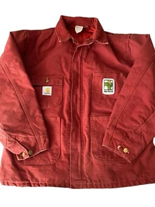 Mono Abrigo Carhartt Chore Años 80 Rojo Talla Grande Excelente Estado - Imagen 1 de 15