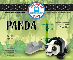 Panda exclusivo de Brick Loot Build de Tyler Clites  - Imagen 1 de 2