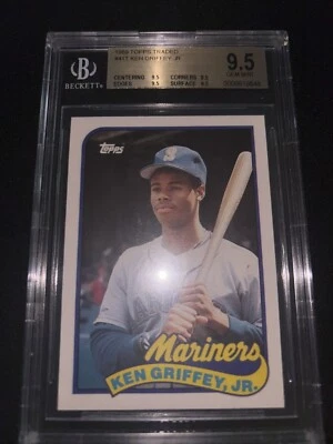 1989 Topps Traded Ken Griffey Jr.  Rookie BGS 9.5 GEM MINT (9.5, 9.5, 9.5, 9.5) - Image 1 of 2