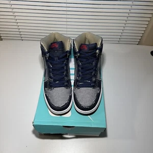 Reese Forbes x Nike SB Dunk High Denim 2017 - Talla 10- 881758 441 - Imagen 1 de 6