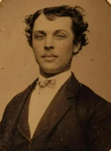 Tintype Young Gent Unruly Curls Photography Ferrotype Portrait Photo Pic A61-32 - Picture 1 of 2