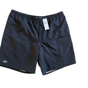 Lacoste Sport Shorts Mens Size 3XL Black  Athletic Gym Tennis Drawstring- NWT - Picture 1 of 5