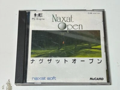 NAXAT OPEN GOLF   Turbografx 16 JAPAN - Image 1 of 2