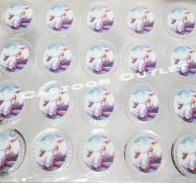 140 PEGATINAS BAUTIZO RECUERDOS METALIZADO OVALADO NIÑA NIÑO HÁGALO USTED MISMO FAVORES lámina Foto 1 de 4