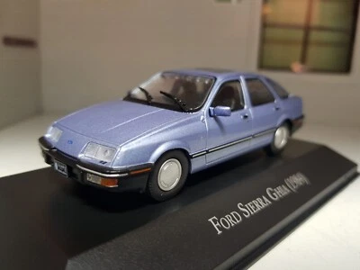 1:43 Ford Sierra Ghia 1.6 2.0 Mk1 Blue 1984 Hatchback Scale Model Diecast Car - Image 1 of 4