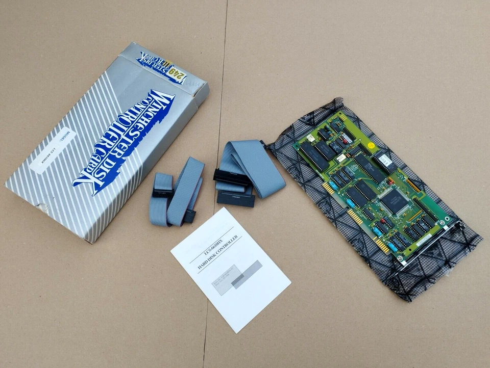 Vintage Longshine Winchester HDD-Controller Zilog Z80 OVP+Cables+Manual - Bild 1 von 4