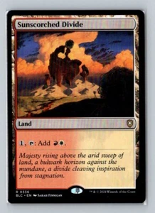 1x MTG - Sunscorched Divide (0336) - Bloomburrow Commander - BLC - NM - Picture 1 of 2