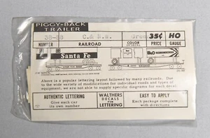 WALTHERS TRAIN DECALS HO C&N.W. CHICAGO AND NORTH WESTERN  MONON 38-88 - Picture 1 of 2