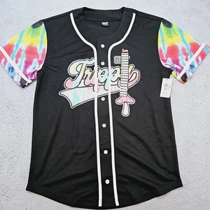 Spencers Hemd Unisex Medium Batik Pilz bleibt trippy Neu mit Etikett Henley Knopfleiste - Bild 1 von 9
