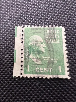 GEORGE WASHINGTON U.S. POSTAGE STAMP US Stamp RARE VINTAGE 1 CENT 1789-1797 - Image 1 of 4
