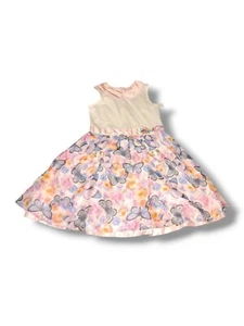 Disney Cinderella Girls Dress Size XL Butterfly Print - Picture 1 of 10