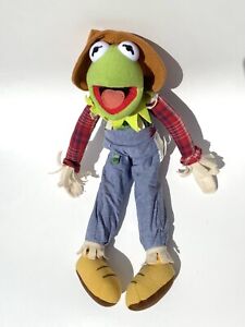 Vintage Nanco Posable Plush Scarecrow Muppets Kermit the Frog Wizard of Oz 14"