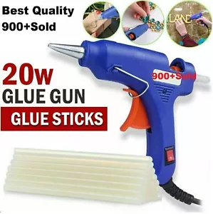 20WElectric Hot Melt Glue Gun Trigger Sticks Adhesive Craft DIY Hobby Repair Kit - Picture 1 of 17