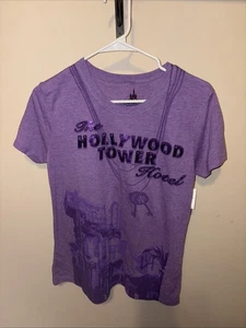 Disney Parks Hollywood Tower Hotel Shirt 2XL mit Etikett Damen Junior - Bild 1 von 4
