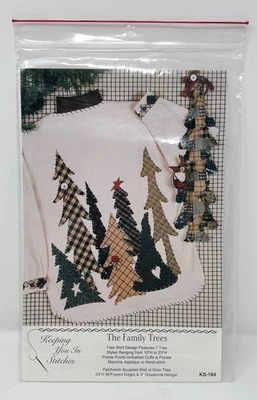 Keeping you in Stitches Family Trees Pattern KS-184 Applique Sweatshirt Tree - Image 1 of 3